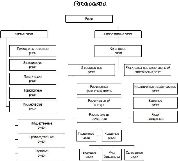 Реферат: Виды инвестиционных рисков